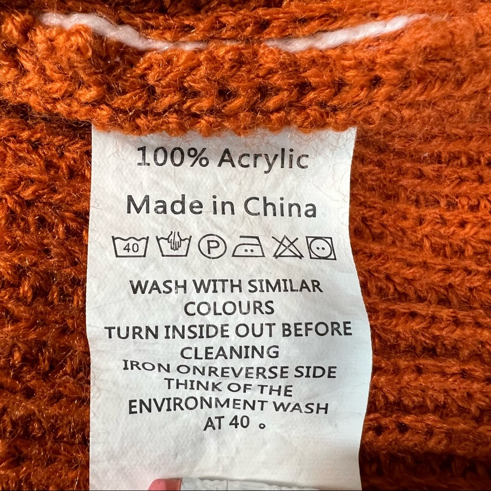 ZESICA Sweater Color Black Chunky Knit 3/4 Sleeve Top Sz Small - Picture 6 of 7